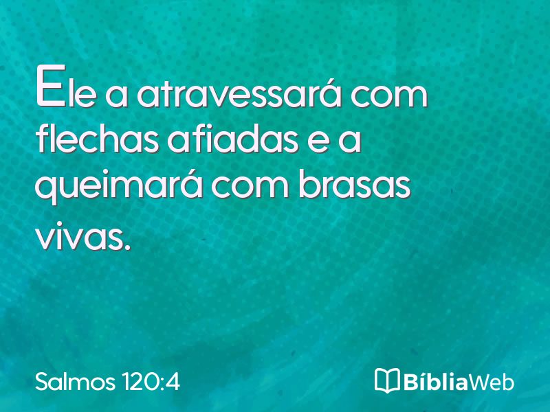Salmos 120:4 em imagem para compartilhar
