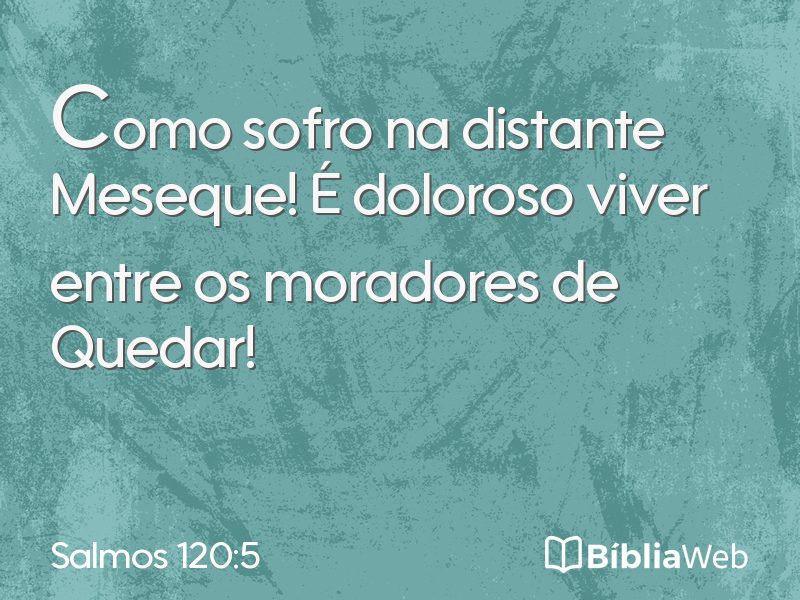 Salmos 120:5 em imagem para compartilhar