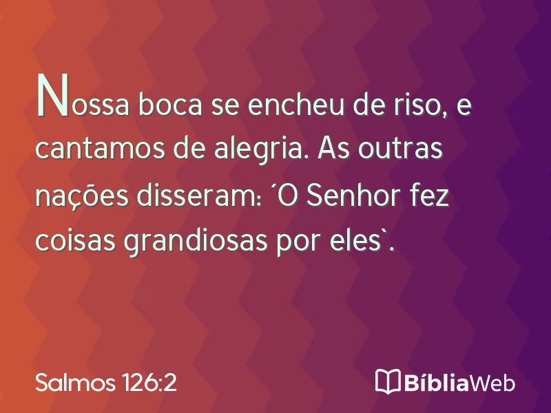 Salmos 126:2 em imagem para compartilhar
