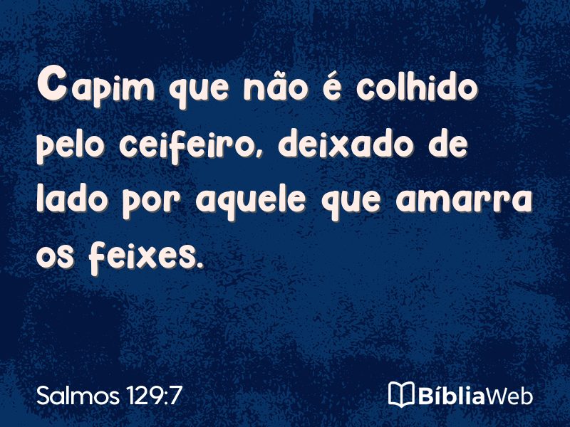 Salmos 129:7 em imagem para compartilhar