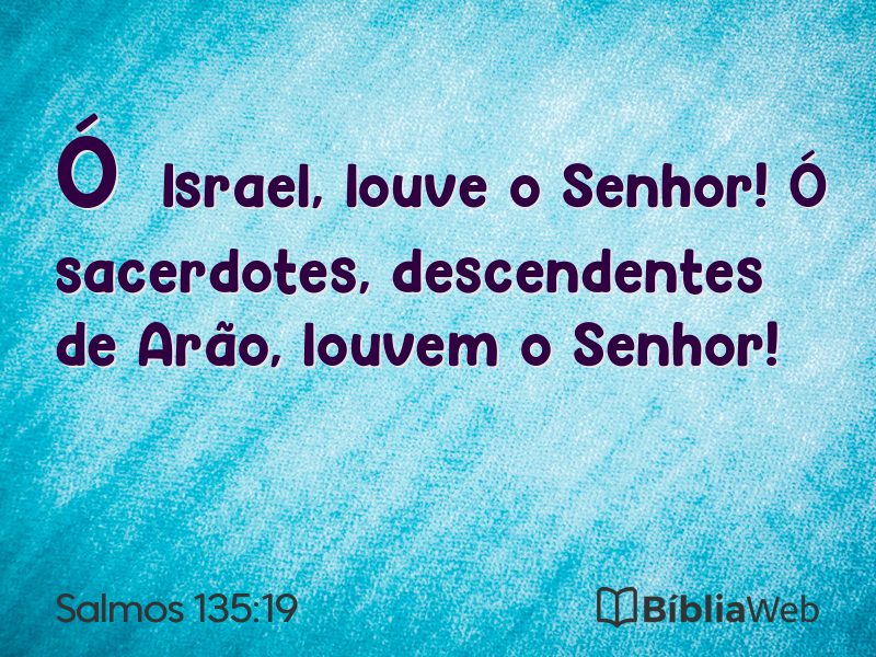 Salmos 135:19 em imagem para compartilhar