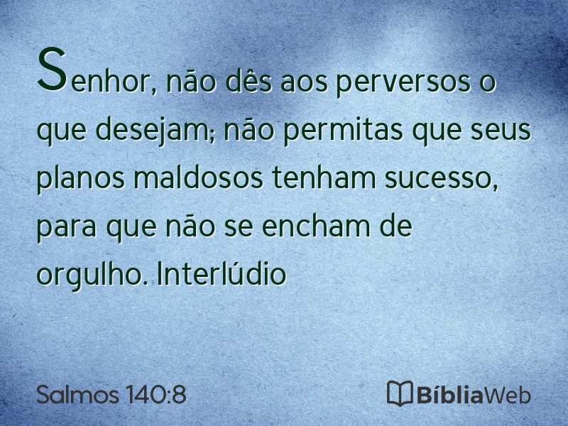 Salmos 140:8 em imagem para compartilhar