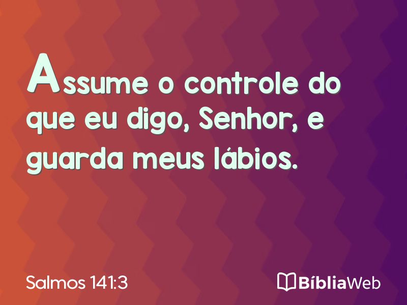 Salmos 141:3 em imagem para compartilhar