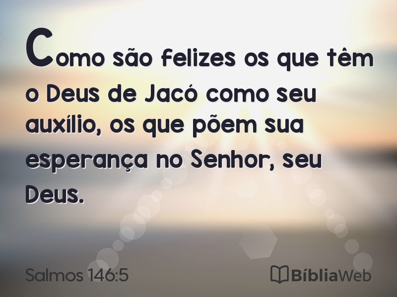 Salmos 146:5 em imagem para compartilhar