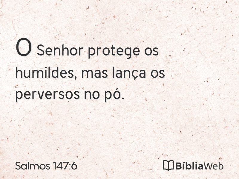 Salmos 147:6 em imagem para compartilhar