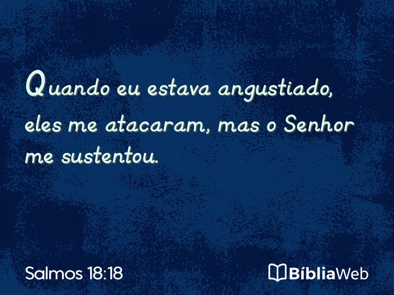 Salmos 18:18 em imagem para compartilhar