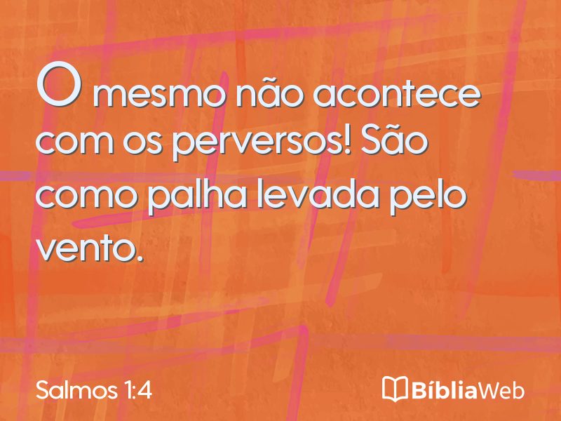 Salmos 1:4 em imagem para compartilhar