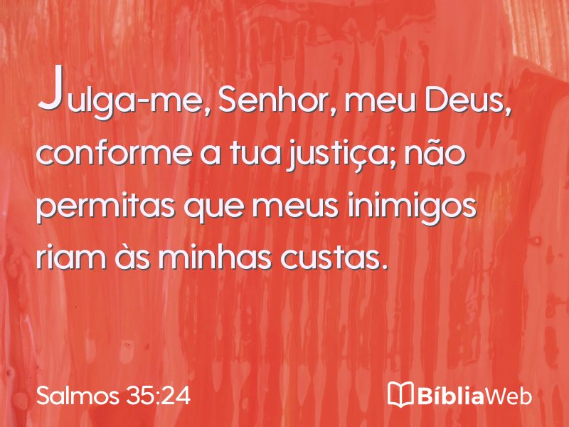 Salmos 35:24 em imagem para compartilhar