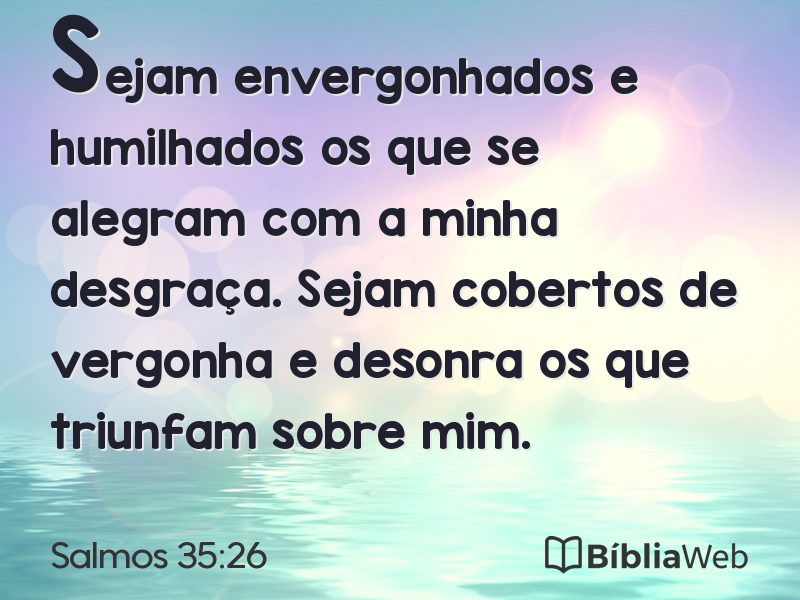 Salmos 35:26 em imagem para compartilhar