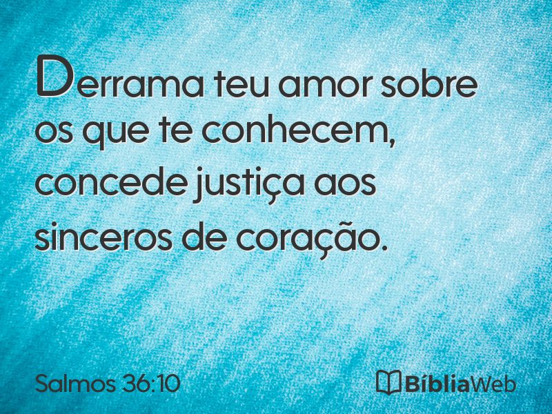 Salmos 36:10 em imagem para compartilhar