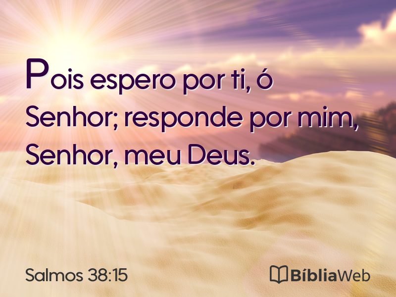 Salmos 38:15 em imagem para compartilhar