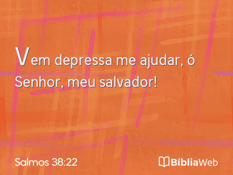 Salmos 38:22 em imagem para compartilhar