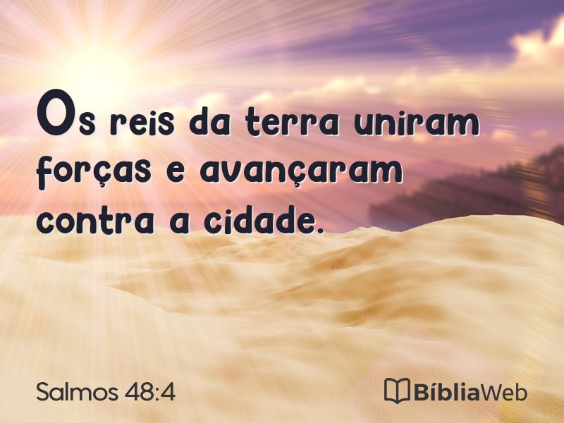 Salmos 48:4 em imagem para compartilhar