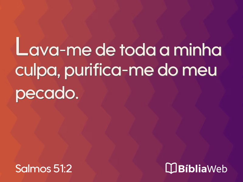 Salmos 51:2 em imagem para compartilhar