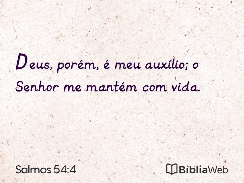 Salmos 54:4 em imagem para compartilhar