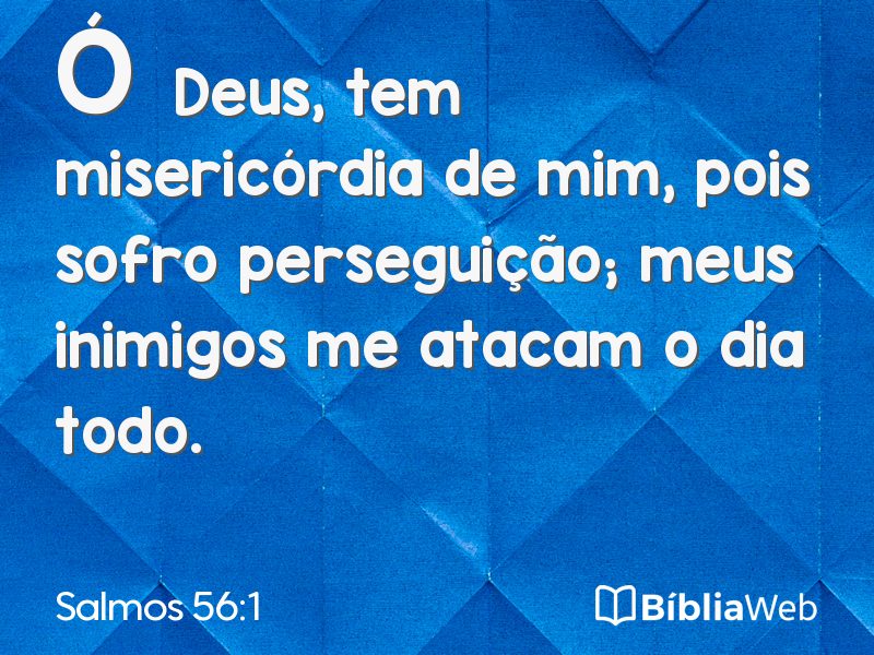 Salmos 56:1 em imagem para compartilhar
