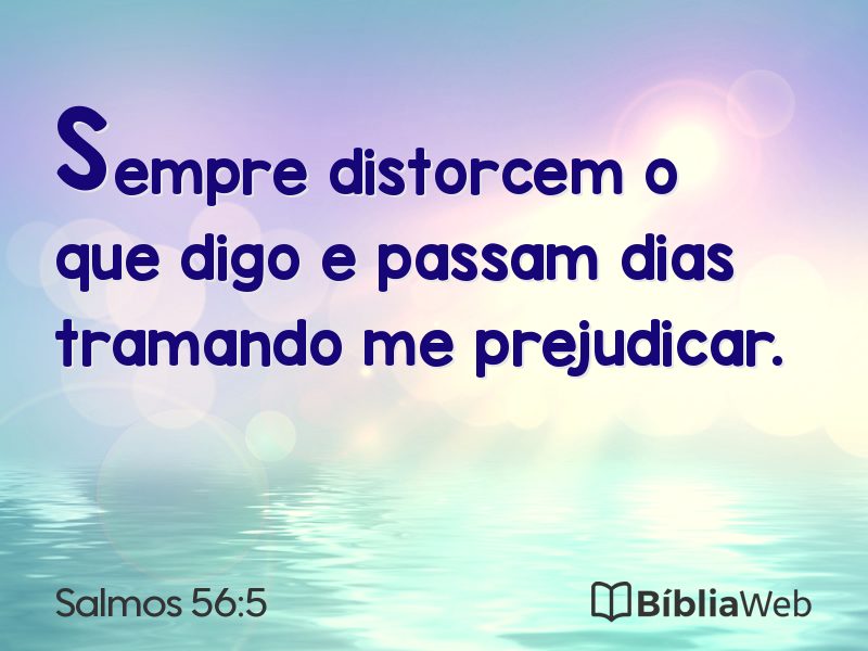 Salmos 56:5 em imagem para compartilhar