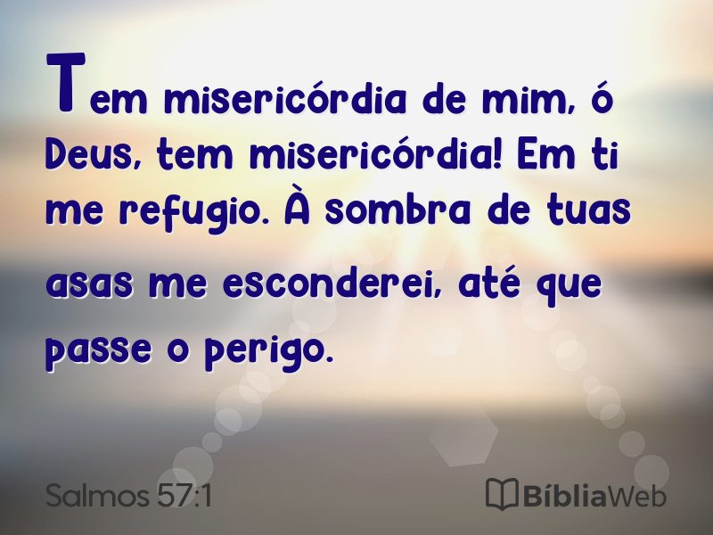 Salmos 57:1 em imagem para compartilhar