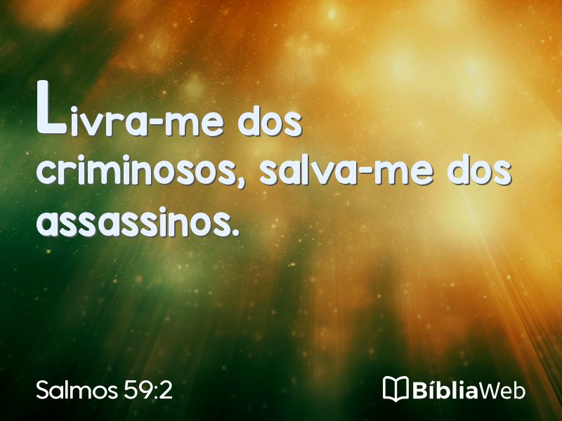 Salmos 59:2 em imagem para compartilhar