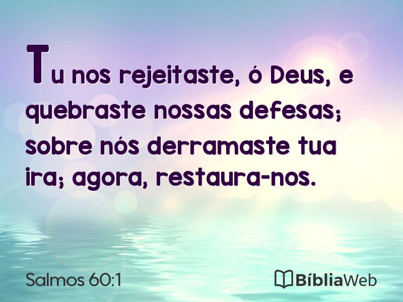 Salmos 60:1 em imagem para compartilhar