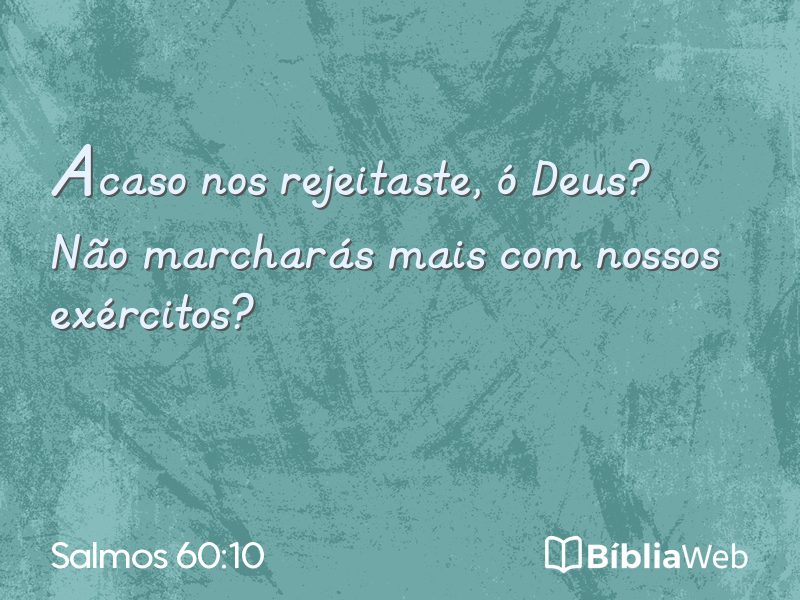 Salmos 60:10 em imagem para compartilhar