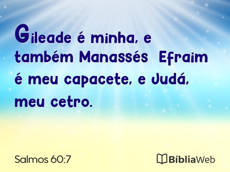 Salmos 60:7 em imagem para compartilhar