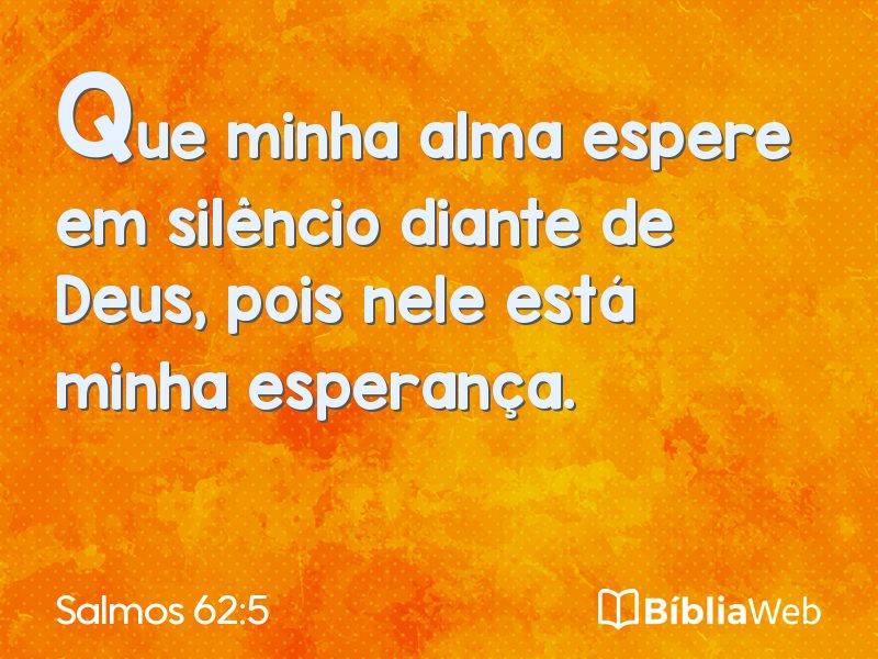 Salmos 62:5 em imagem para compartilhar