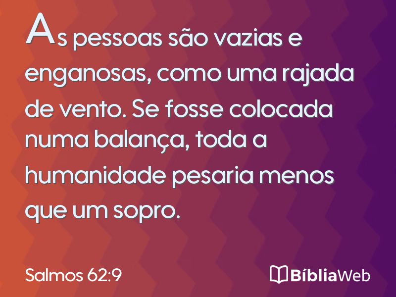 Salmos 62:9 em imagem para compartilhar