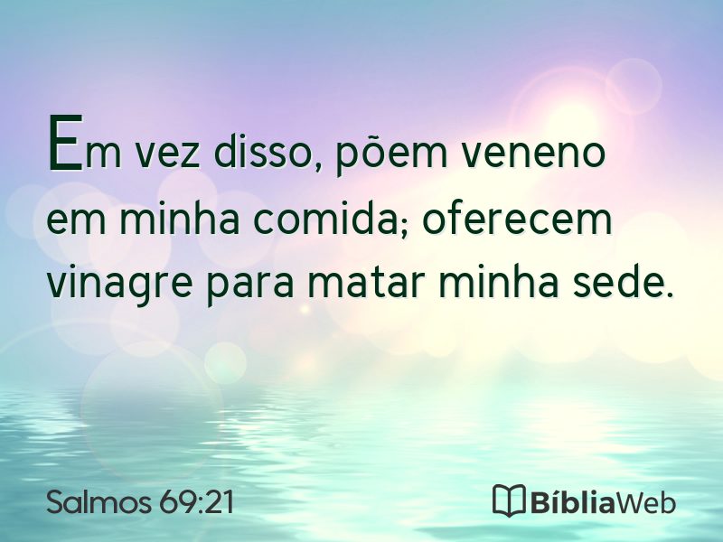 Salmos 69:21 em imagem para compartilhar
