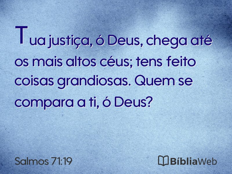 Salmos 71:19 em imagem para compartilhar