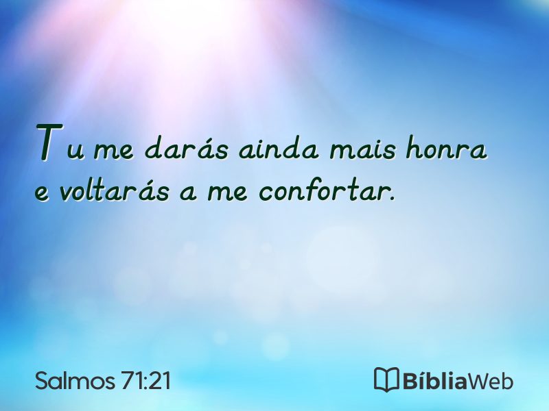 Salmos 71:21 em imagem para compartilhar