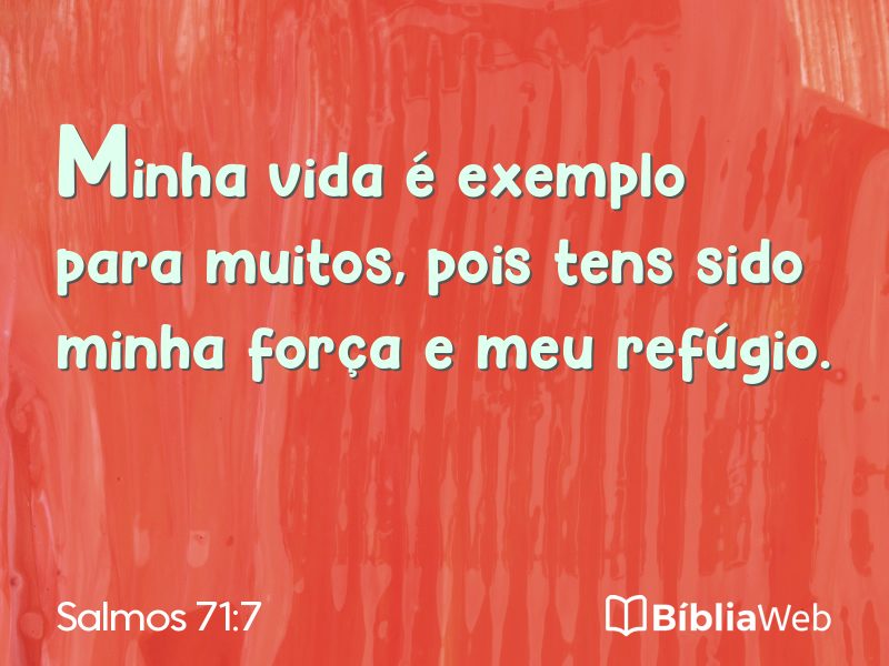 Salmos 71:7 em imagem para compartilhar
