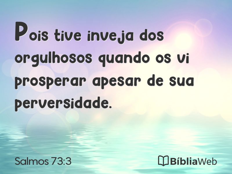Salmos 73:3 em imagem para compartilhar