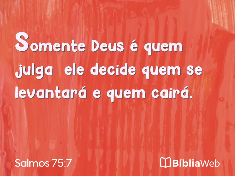 Salmos 75:7 em imagem para compartilhar