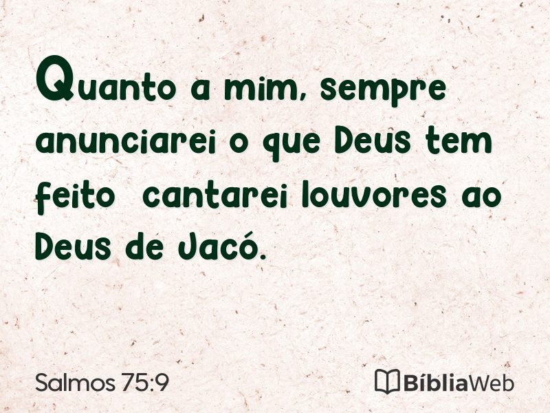 Salmos 75:9 em imagem para compartilhar