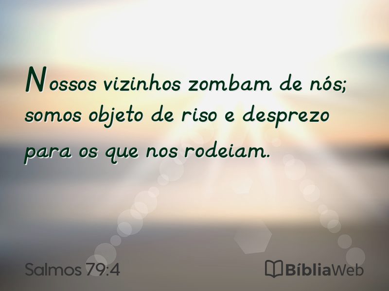 Salmos 79:4 em imagem para compartilhar
