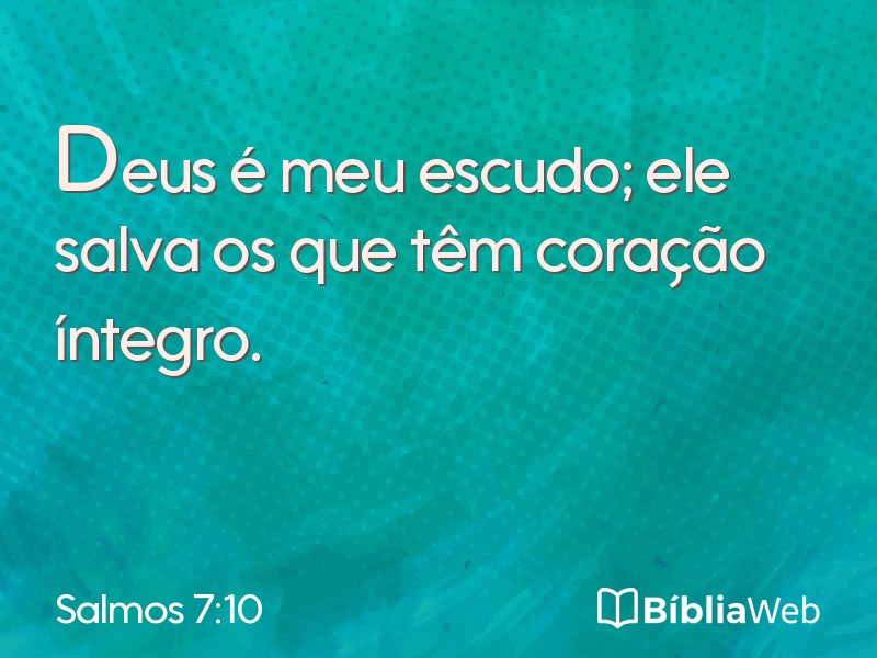 Salmos 7:10 em imagem para compartilhar