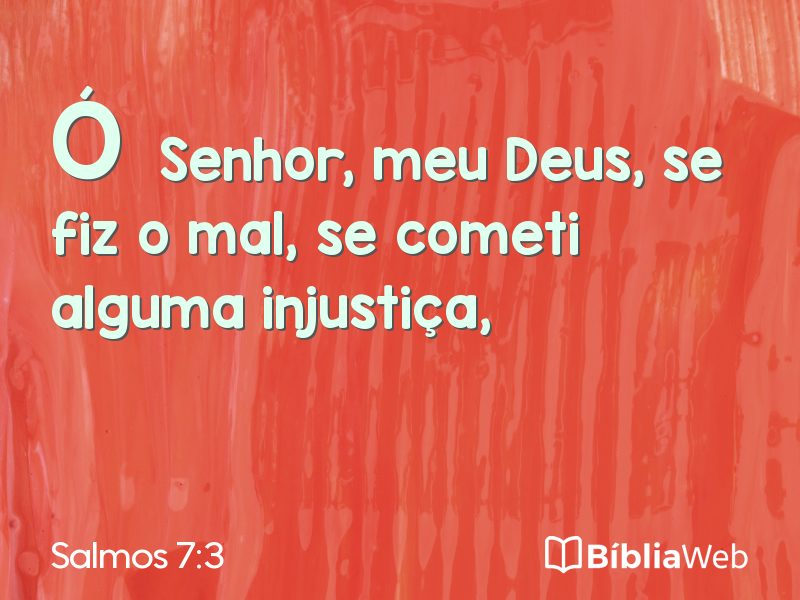 Salmos 7:3 em imagem para compartilhar