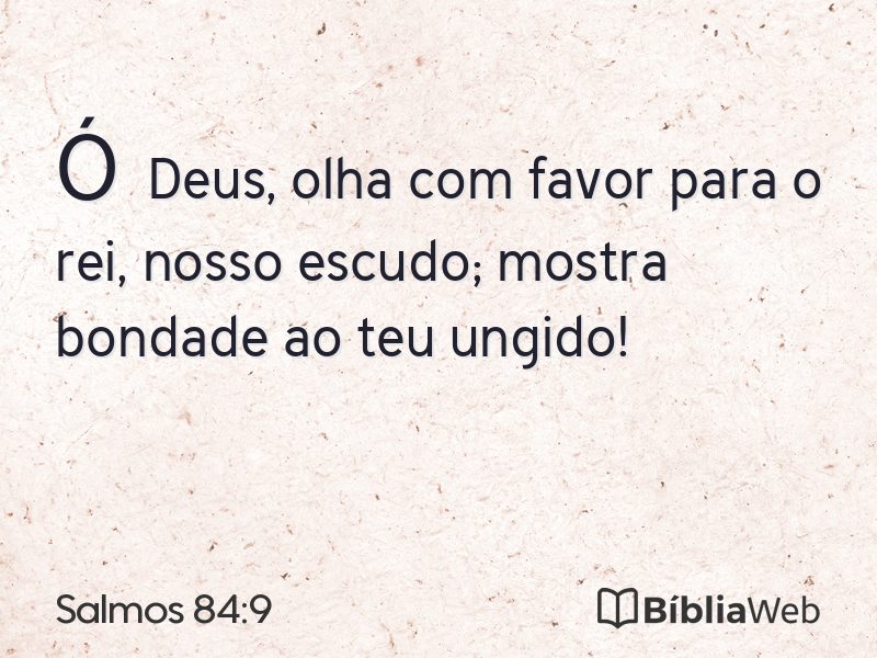 Salmos 84:9 em imagem para compartilhar