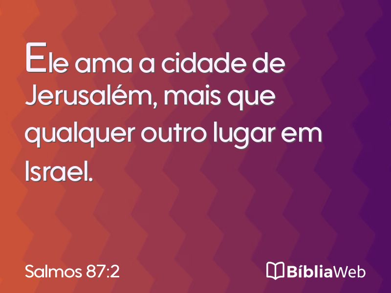 Salmos 87:2 em imagem para compartilhar