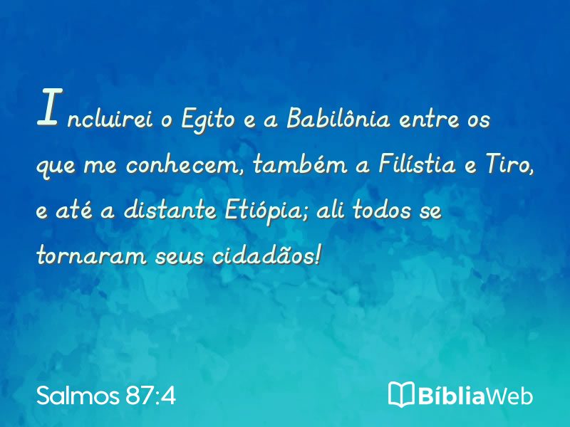 Salmos 87:4 em imagem para compartilhar