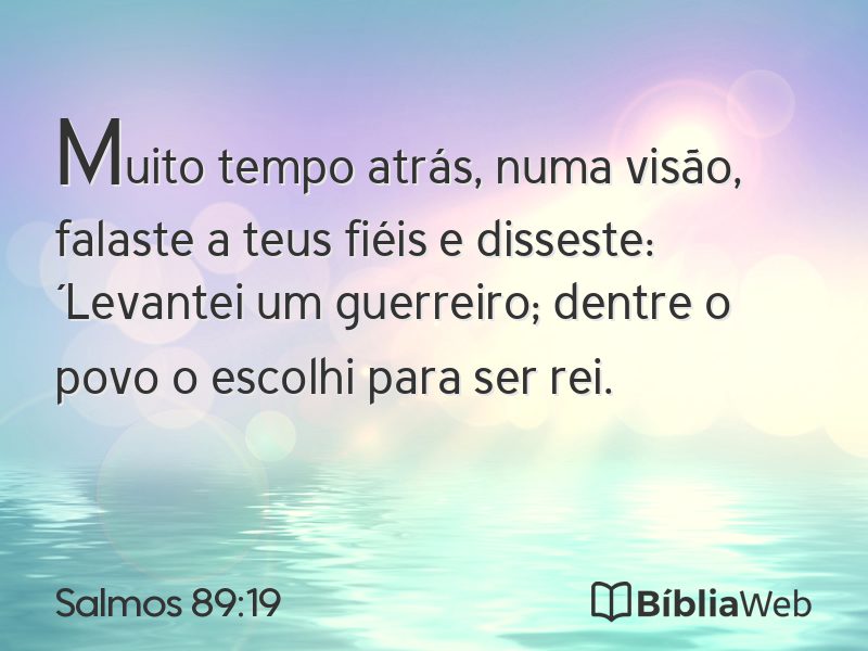 Salmos 89:19 em imagem para compartilhar