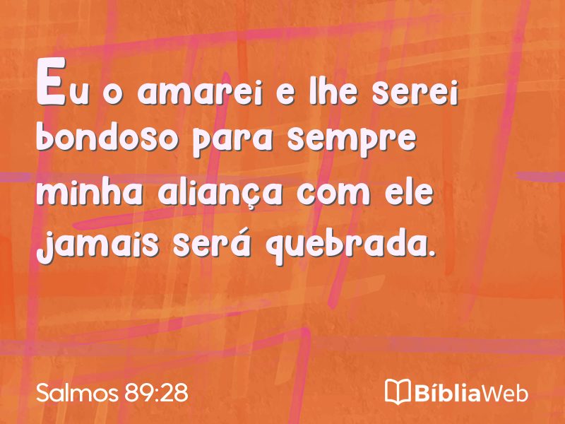 Salmos 89:28 em imagem para compartilhar