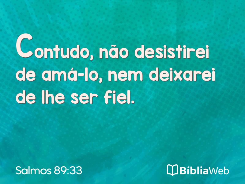 Salmos 89:33 em imagem para compartilhar