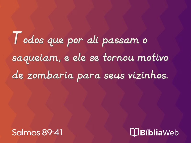 Salmos 89:41 em imagem para compartilhar