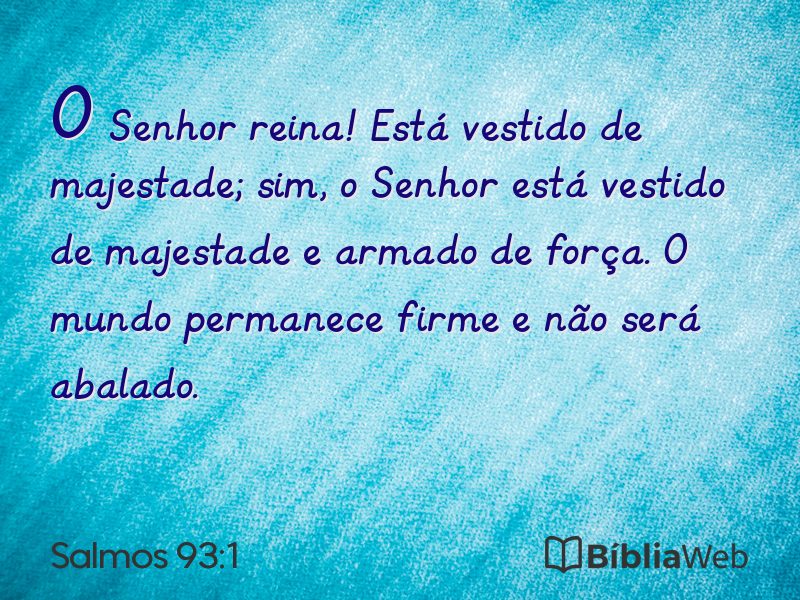 Salmos 93:1 em imagem para compartilhar