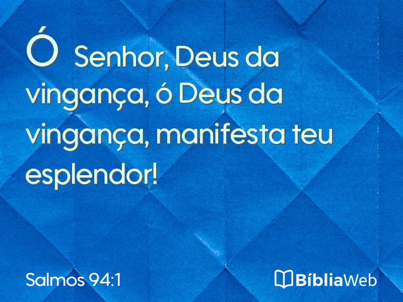 Salmos 94:1 em imagem para compartilhar
