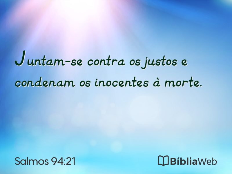 Salmos 94:21 em imagem para compartilhar