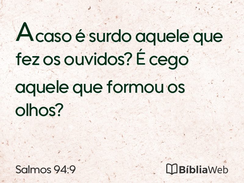 Salmos 94:9 em imagem para compartilhar
