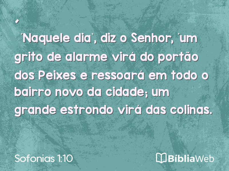 Sofonias 1:10 em imagem para compartilhar